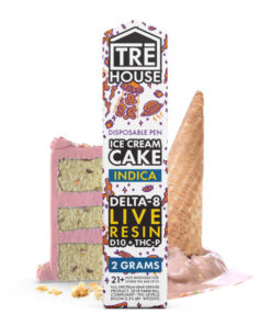 Tre House | Live Resin Delta 8 Vape Pen – Ice Cream Cake 2g Disposable