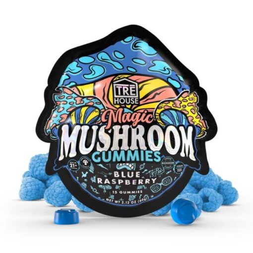 Tre House | Blue Raspberry Magic Mushroom Gummies