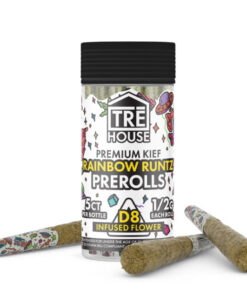 Tre House | Rainbow Runtz Delta 8 Prerolls