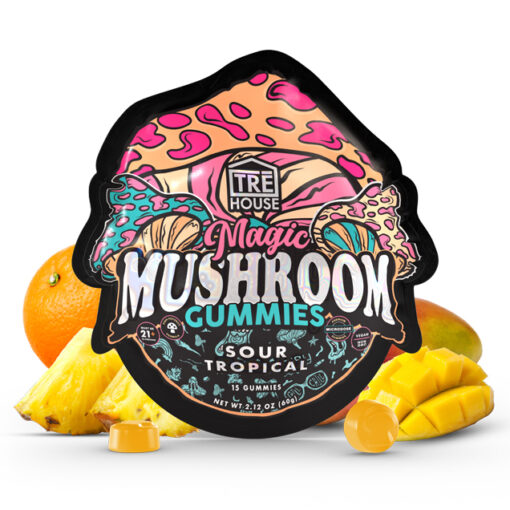 Tre House | Sour Tropical Magic Mushroom Gummies