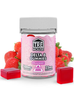 Tre House | Strawberry Delta 8 Gummies