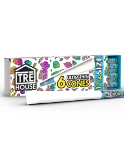 Tre House | 1¼” Preroll Cones – 6ct – 3pk Bundle