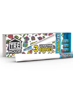 Tre House | King-Size Slim Preroll Cones – 3ct – 4pk Bundle