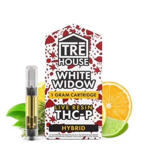 Tre House | Live Resin THC-P Cartridge – White Widow – Hybrid 1g