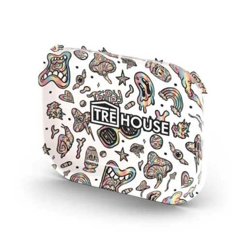 Tre House | Metal Rolling Tray – White - Medium