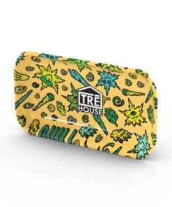 Tre House | Metal Rolling Tray – Yellow - Large